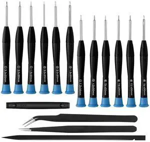 17 PCS Screwdriver Set, Screwdrivers Repair kit With different sizes of Flathead Phillips & Torx screwdriver, Professional Repair Tool for for Xbox, phone, PS4, Macbook, Watch, Electronics