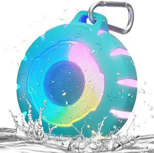 HEYSONG Waterproof Shower Bluetooth Speaker, Durable & Portable with Clear Sound, Ideal for Shower, Pool, Beach & Kayaking  Great Gift for Girls, Women & Men