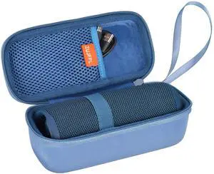ZUJFPL EVA Hard Case for JBL Flip7/6/5 Waterproof Portable Bluetooth Speaker, Fit for JBL Flip 4 Premium Travel Protecrive Carrying Storage Bag(Blue)