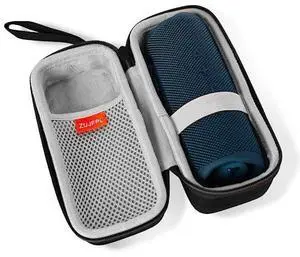 ZUJFPL EVA Hard Case for JBL Flip7/ 6/5 Waterproof Portable Bluetooth Speaker, Fit for JBL Flip 4 Premium Travel Protective Carrying Storage Bag(Grey)