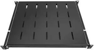 Raising Electronics Sliding Rack Server Shelf 1U 19'' 4 Post Rack Mount-Adjustable 15''-22''