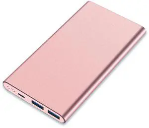 Portable Charger 12000mAh Power Bank Quick Charge Battery Pack USB C High-Speed 3A Input & Output Powerbank Compatible with iPhone 15 14 13 12 11 Pro Max iPad Samsung Android and More - Pink