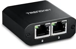 TRENDnet 2-Port Gigabit Splitter with USB Type C Power, TEG-102S, Splits One Network Connection Into Two, Ethernet Splitter, USB Type C Power Cable Included, NDAA & TAA Compliant TRENDnet 2-Port Gigabit Splitter with USB Type C Power, TEG-102S, Splits One Network Connection Into Two, Ethernet Splitter, USB Type C Power Cable Included, NDAA & TAA Compliant