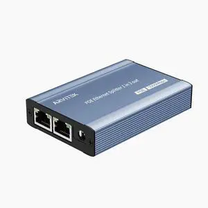 Arvitek High Speed POE Gigabit Ethernet Splitter 1 to 3, 1000Mbps Internet Network Splitter 1 in 3 Out, POE Power Supply, 3 Port POE Switch LAN Splitter for Camera