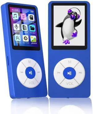 MP3 Player with 32GB TF Card,Built-in HD Speaker,Portable HiFi Music Player with Video/Voice Recorder/FM Radio/Photo Viewer/E-Book Player for Kids