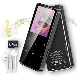 16GB+64GB MP3 Player with Bluetooth Portable HiFi Music Player with HD Speaker, Lossless Sound, FM Radio, Voice Recorder, Touch Buttons, E-Book (Earphones & 16GB + 64GB Card Included, Alloy Metal) 16GB+64GB MP3 Player with Bluetooth Portable HiFi Music Player with HD Speaker, Lossless Sound, FM Radio, Voice Recorder, Touch Buttons, E-Book (Earphones & 16GB + 64GB Card Included, Alloy Metal)