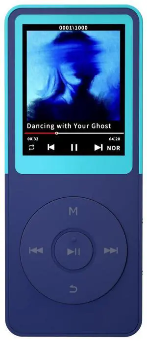 CONODO MP3 Player with Bluetooth,Portable Music Player,Bluetooth MP3 Music Player with FM Radio,Recorder,E-Book,HiFi Sound,Two-Tone,SD Card Slot Light Blue 16GB CONODO MP3 Player with Bluetooth,Portable Music Player,Bluetooth MP3 Music Player with FM Radio,Recorder,E-Book,HiFi Sound,Two-Tone,SD Card Slot Light Blue 16GB