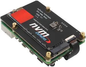 Geekworm X1002 PCIe to M.2 HAT NVMe SSD PIP PCIe Peripheral Bottom Board for Raspberry Pi 5 Support M.2 2230/2242/2260/2280 SSD