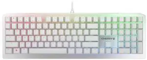 Cherry MV 3.0 Viola Wired Mechanical Gaming Keyboard. RGB Backlight with Cross Linear Viola Switches. from The Makers of The MX Switch. (White)