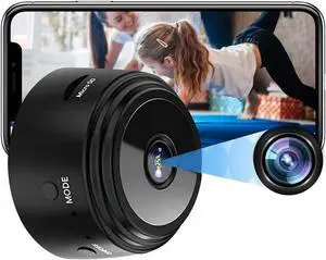 Spy Hidden Camera with Audio/Video. 1080P HD WiFi Camera - Mini Nanny Cam with Night Vision & Motion Detection - Wireless Cameras for Home, Car, Baby & Pet Monitoring-A9