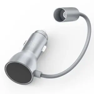 Starlink Mini 12V Car Charger Adapter 30V 2A Output 50M/164FT Extended Range Starlink Mini Cigarette Lighter Adapter to DC Extension Cable No Voltage Drop 12V to 30V Step Up Converter Power Supply