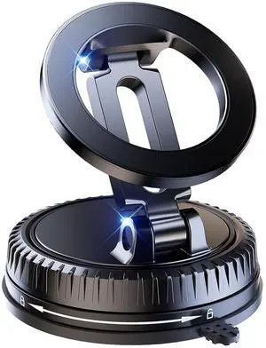 Tigowos Car Phone Holder for Magsafe,360°Adjustable Car Phone Mount,Magnetic Phone Holders for Your Your Car/Gym/Mirror,for iPhone 17 16 15 14 13 12,Black