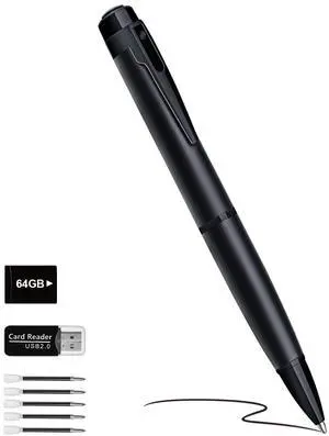 XISRU 64GB Small Nanny Cam Security Camera,1080P Motion Detection (Royal Black)