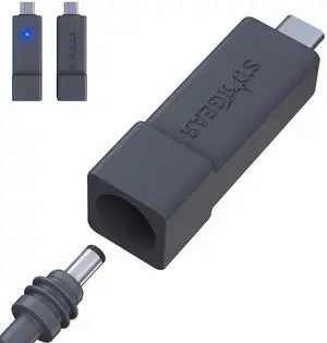 STARGEAR Starlink Mini Cable Adapter, USB C to DC Adapter Power Cable Adapter for Starlink Mini, USB C Male to DC Female for Power Cord Work with 20V/65W, 20V/100W, 28V/140W PD Power Source