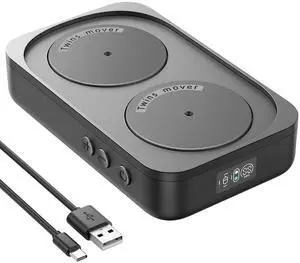 Meatanty Random Mouse Mover, 100% Undetectable Jiggler Moving Device, Mechanical Mouse Shaker with Adjustable Interval Timer, No Need to Align Mouse Sensor, Quiet Vibration Pad Keep Work Life Balance