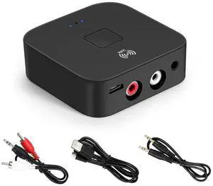 Bluetooth Receiver for Home Stereo RCA, 3.5mm AUX Wireless Audio Adapter for Home and Car Stereo System,NFC-Enabled Bluetooth Receiver for Home Stereo RCA, 3.5mm AUX Wireless Audio Adapter for Home and Car Stereo System,NFC-Enabled