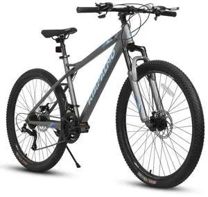 26-Inch Mountain Bike for Adults and Teenagers, High Carbon Steel Frame, Front and Rear Mechanical Disc Brakes, 21-Speed Gear System, 26x2.125 Tires