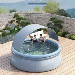 118.11in*25.98in outdoor inflatable swimming pool