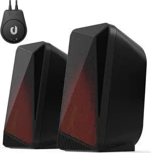 M40 Bluetooth Computer Speakers Desktop PC Speakers for Monitor - Enhanced Stereo Sound, Pulsing & Led Flame, Wired Handy Control - with 3.5mm AUX for Laptops Tablets M40 Bluetooth Computer Speakers Desktop PC Speakers for Monitor - Enhanced Stereo Sound, Pulsing & Led Flame, Wired Handy Control - with 3.5mm AUX for Laptops Tablets