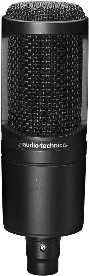 AT2020 Cardioid Condenser Studio XLR Microphone, Ideal for Project/Home Studio Applications,Black AT2020 Cardioid Condenser Studio XLR Microphone, Ideal for Project/Home Studio Applications,Black