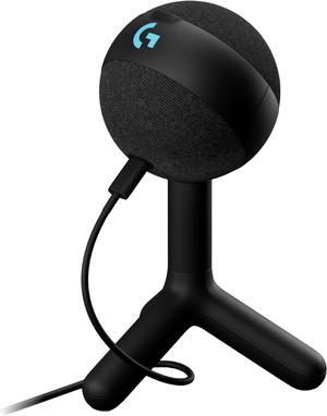 G Yeti Orb Condenser RGB Gaming Microphone with LIGHTSYNC, USB Mic for Streaming, Cardioid, USB Plug and Play for PC/Mac - Black