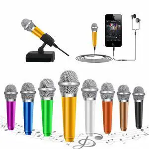 Mini Microphone,Tiny Microphone,Phone Microphone, Asmr Microphone,Mini Karaoke Microphone,forVoiceRecording Chatting and Singing on iPhone,Android,PC (Gold) Mini Microphone,Tiny Microphone,Phone Microphone, Asmr Microphone,Mini Karaoke Microphone,forVoiceRecording Chatting and Singing on iPhone,Android,PC (Gold)
