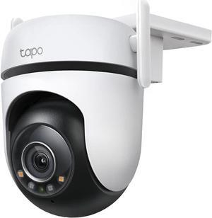 Gadpiparty TP-Link Tapo 2K QHD Outdoor Pan/Tilt Wi-Fi Security Camera, 360° View, Motion Tracking, Color Night Vision, Free Person/Vehicle/Motion Detection, Cloud & SD Card Storage, 24/7 Recording, T