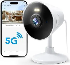 5G & 2.4G Indoor/Outdoor Security Camera for Home, Baby/Elder/Dog/Pet Camera with Phone App, WiFi Camera w/Spotlight Color Night Vision 2-Way Audio 5G & 2.4G Indoor/Outdoor Security Camera for Home, Baby/Elder/Dog/Pet Camera with Phone App, WiFi Camera w/Spotlight Color Night Vision 2-Way Audio