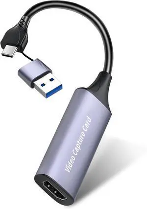 4K HDMI Video Capture Card USB C, Cam Link Capture Card HDMI USB 3.0 with Type-C for Windows/Android/Linux/Mac OS Systems for Live Streaming Gaming Recording for Switch, Xbox, PS3/4/5, OBS 4K HDMI Video Capture Card USB C, Cam Link Capture Card HDMI USB 3.0 with Type-C for Windows/Android/Linux/Mac OS Systems for Live Streaming Gaming Recording for Switch, Xbox, PS3/4/5, OBS