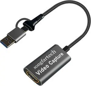 Ultimate 4K HDMI Video Capture DeviceUSB C Video Capture Card for Streaming, Gaming, and Live Broadcasting with Dual USB A/C Interface and Ultra-Low Latency Technology Ultimate 4K HDMI Video Capture DeviceUSB C Video Capture Card for Streaming, Gaming, and Live Broadcasting with Dual USB A/C Interface and Ultra-Low Latency Technology