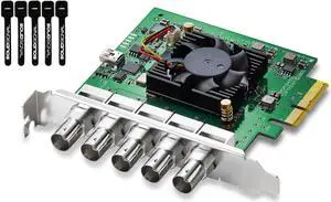 Blackmagic Design DeckLink Duo 2 PCIe Capture and Playback Card | Up to 1080p60 | 4 Channel 3G-SDI | Includes SolidSignal Cable Ties | Authorized Dealer | BDLKDUO2 Blackmagic Design DeckLink Duo 2 PCIe Capture and Playback Card | Up to 1080p60 | 4 Channel 3G-SDI | Includes SolidSignal Cable Ties | Authorized Dealer | BDLKDUO2