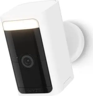 WYZE 2K HDR Wireless Outdoor/Indoor Security Camera, Color Night Vision, Integrated Spotlight & Siren, Rechargeable Battery, 2-Way Audio - White, 1-Pack WYZE 2K HDR Wireless Outdoor/Indoor Security Camera, Color Night Vision, Integrated Spotlight & Siren, Rechargeable Battery, 2-Way Audio - White, 1-Pack