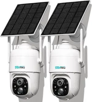 Sovmiku 2CQ1 AI 2K Solar Security Camera Wireless Outdoor, Battery Powered Cam, Two Way Audio,PIR Motion Detection, 360° View Pan/Tilt,Easy to Setup,Color Night Vision,Audible Flashlight Siren,SD Slot Sovmiku 2CQ1 AI 2K Solar Security Camera Wireless Outdoor, Battery Powered Cam, Two Way Audio,PIR Motion Detection, 360° View Pan/Tilt,Easy to Setup,Color Night Vision,Audible Flashlight Siren,SD Slot