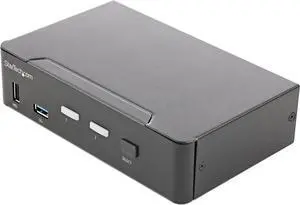 2 Port HDMI KVM Switch - Single Monitor 4K 60Hz Ultra HD HDR - Desktop HDMI 2.0 KVM Switch with 2 Port USB 3.0 Hub (5Gbps) and 4x USB 2.0 HID, Audio - Hotkey Switching - TAA (SV231HU34K6) 2 Port HDMI KVM Switch - Single Monitor 4K 60Hz Ultra HD HDR - Desktop HDMI 2.0 KVM Switch with 2 Port USB 3.0 Hub (5Gbps) and 4x USB 2.0 HID, Audio - Hotkey Switching - TAA (SV231HU34K6)