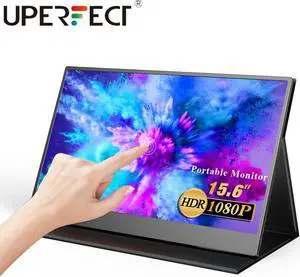 NEWSOUL Touchscreen Portable Monitor 15.6" 1080P FHD Second Extend Mode HDR Display