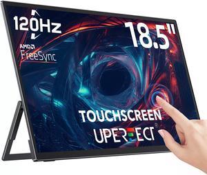 NEWSOUL 18.5" 120Hz Touchscreen Portable Monitor 1080P For Xbox PS Gaming  Monitor 120Hz w/180° Adjustable Stand &VESA