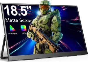NEWSOUL 18.5" Portable Monitor 1920*1080 NEWSOUL USB C Gaming Monitor 100% sRGB W/VESA