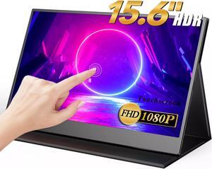 NEWSOUL Touchscreen 1080P Portable Monitor 15.6" HDMI Dual USB C For Laptop Computer