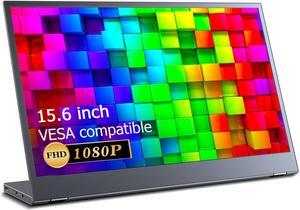 NEWSOUL 15.6 Inch Portable Monitor Freestanding Frameless, FHD 1080P FreeSync IPS HDR USB C Gaming Display With Smart Stand For XBOX PS5 Laptop PC MAC Phone