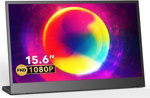 NEWSOUL 15.6 Inch Portable Monitor Freestanding Frameless, FHD 1080P FreeSync IPS HDR USB C Gaming Display With Smart Stand For XBOX PS5 Laptop PC MAC Phone