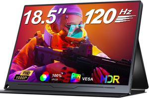 Portable Monitor 18.5'' 120Hz 1080P HDMI HDR IPS Screen Display For PS 4 5 XBox
