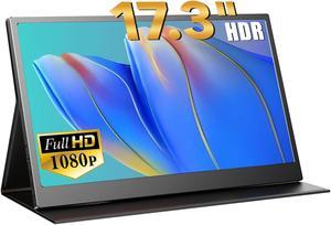 NEWSOUL 17.3" Portable Monitor 1920*1080 Second Screen HDMI Display For Mac Pro Used US