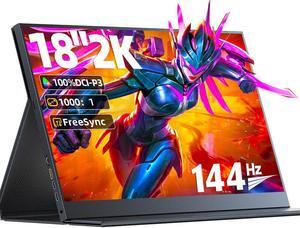 NEWSOUL 144Hz Portable Monitor 18" 2K Screen Gaming Monitor For PS 5/Xbox/Handy
