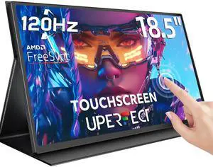 Newsoul 18.5" FHD Touchscreen Gaming Monitor - 120Hz 1ms, FreeSync HDR, 400Nits IPS, 100% sRGB, VESA Mount - for PC, PS5, Xbox