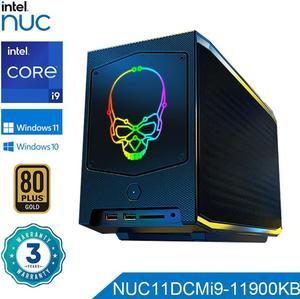 Intel NUC11BTMi9 Core i9-11900KB Processor 4.9GHz UHD Graphics Mini PC Window 11 Thunderbolt 4 3x4K 6E Game Computer ITX Host Barebone