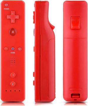 Wireless Motion Remote Controller Gamepad for Wii/ Wii U, w/ Silicone Case & Hand strap - Red