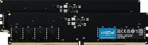 Crucial RAM 32GB Kit (2x16GB) DDR5 5200MHz (or 4800MHz) Desktop Memory CT2K16G52C42U5