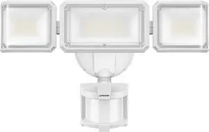 LEPOWER 45W Flood Lights Motion Sensor Outdoor Lights, 4800LM LED Security Light, Dusk to Dawn Motion Sensor Light, 3 Modes, 5000K, IP65 Waterproof, Outdoor Flood Light for Garage Yard PorchWhite