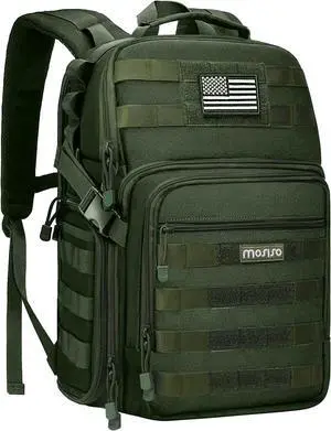 Camera Backpack DSLR/SLR/Mirrorless Tactical Camera Bag Case with Laptop Compartment Compatible with Canon/Nikon/ Army Green