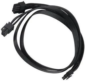 GPU Power Adapter Cable for NVIDIA GeForce RTX 30 Series RTX3080 RTX3090 GPU etc for GPU EVGA Seasonic Modular PSUs 2X ATX/EPS 8 Pin or 2X PCIE 8 Pin PSU to Mini 12 Pin Power Cable (63cm)